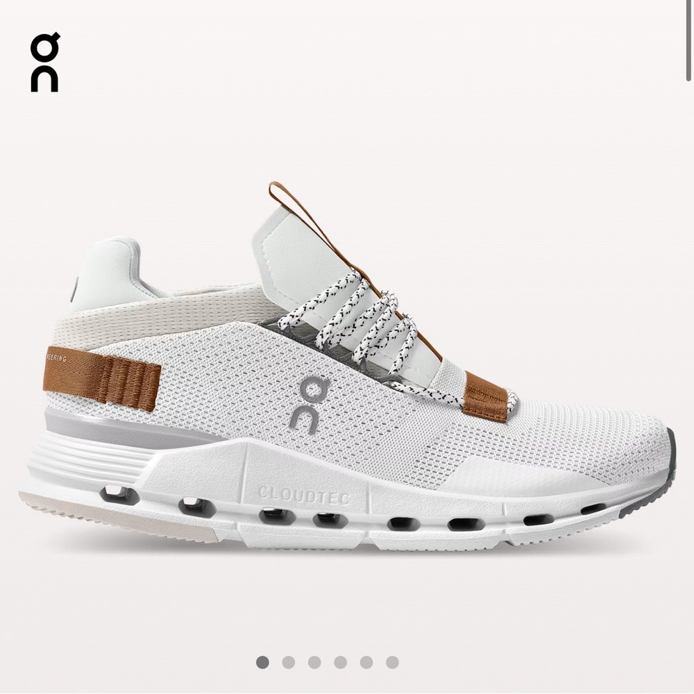 CloudNova / Oncloud / On Runninng Women’s Shoes in White Pearl 8.5